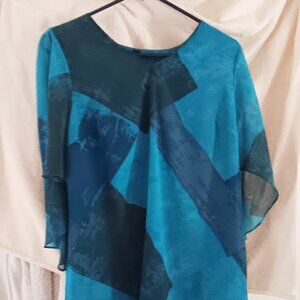 Gossamer Flow - Breeze & Beauty in One Fabulous Azure Top
